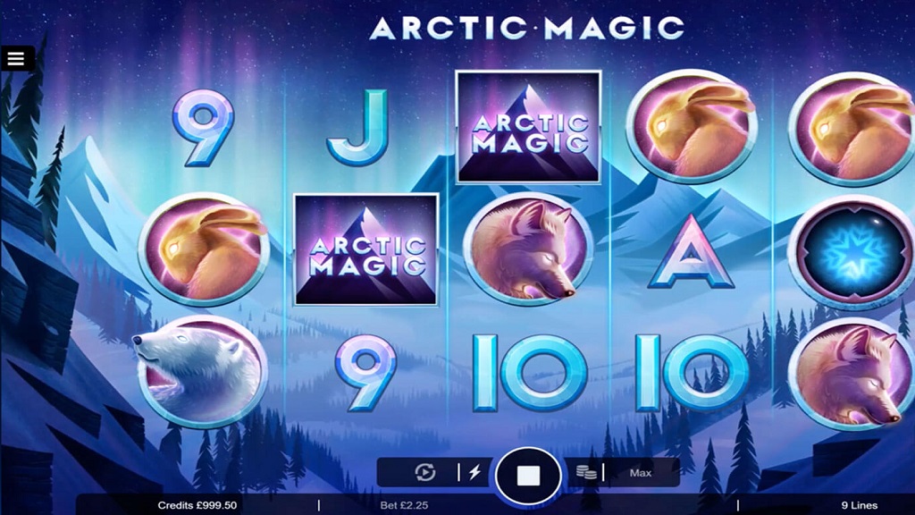 Screenshot of Arctic Magic slot from Microgaming
