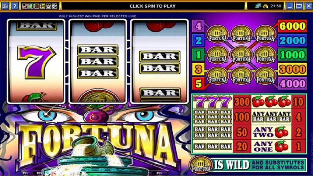 Screenshot of Fortuna from Microgaming