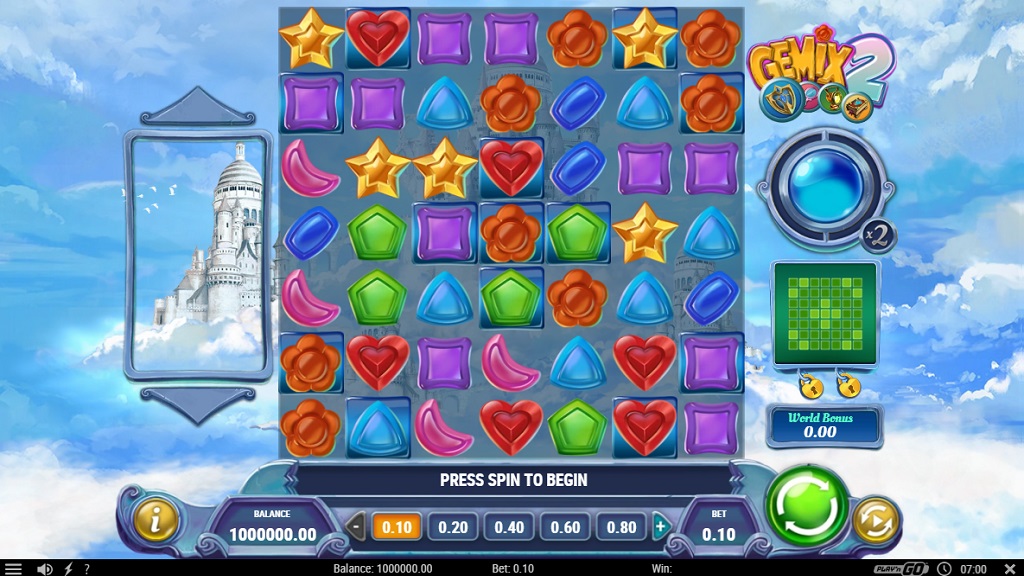 Screenshot of Gemix 2 slot from Play’n Go
