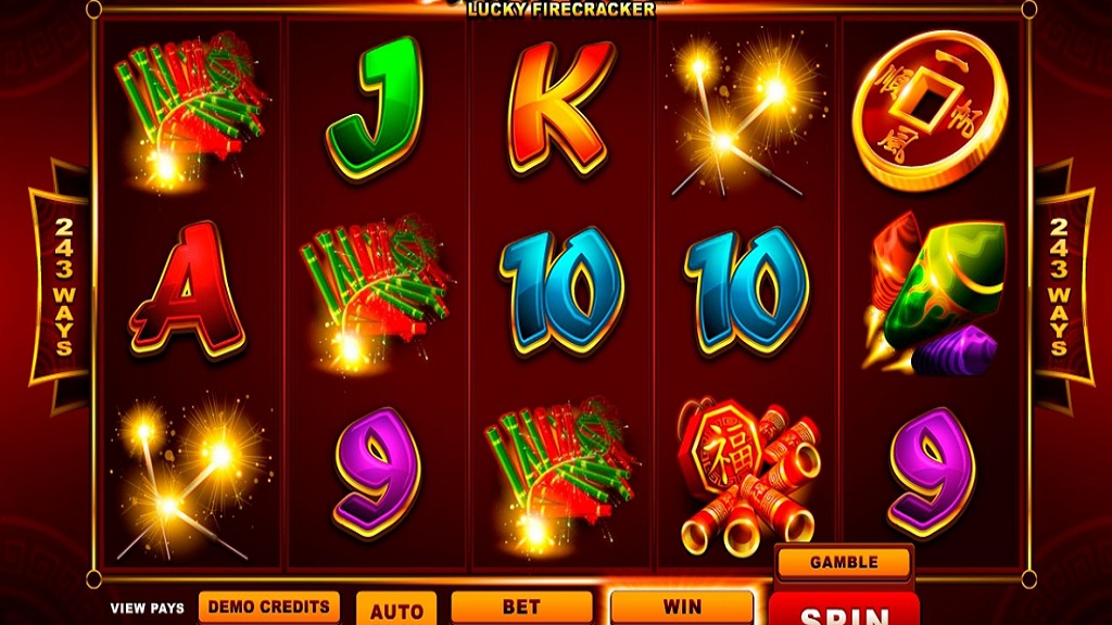 Screenshot of Lucky Firecracker from Microgaming