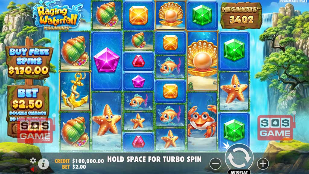 Raging Waterfall Megaways