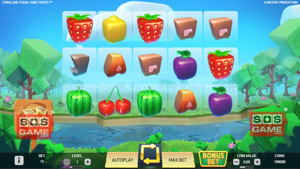 Strolling Staxx: Cubic Fruits